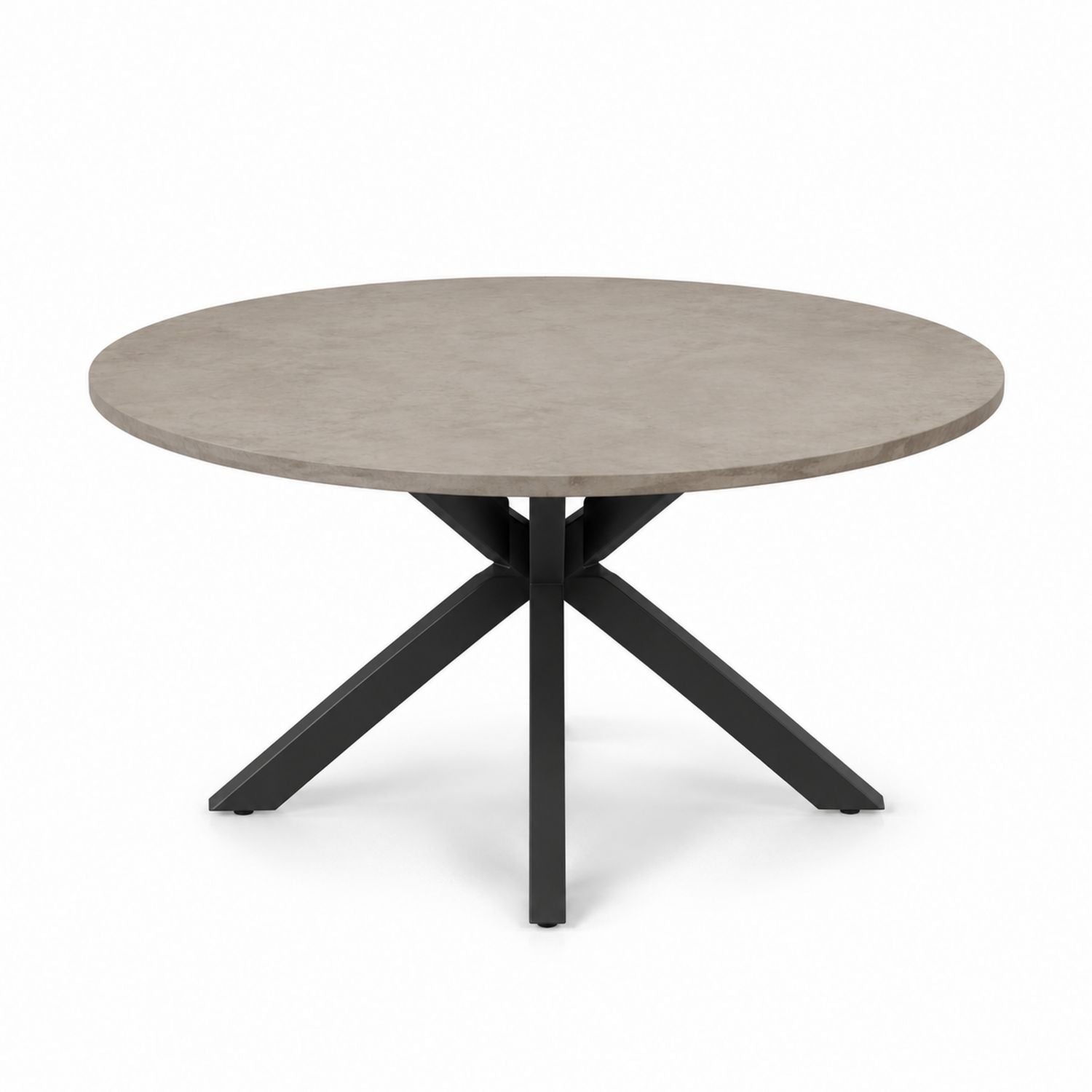 Stół jadalniany okrągły z blatem betonowym 120 cm