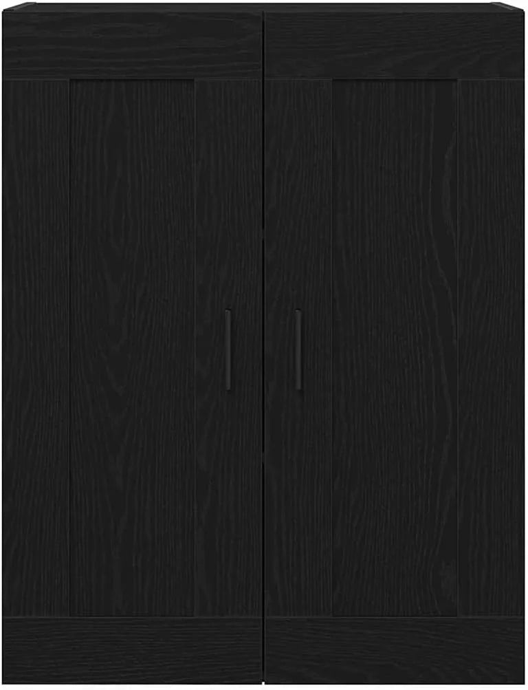 Szafa: z drewna, 69, 5 × 34 × 90 cm, czarny