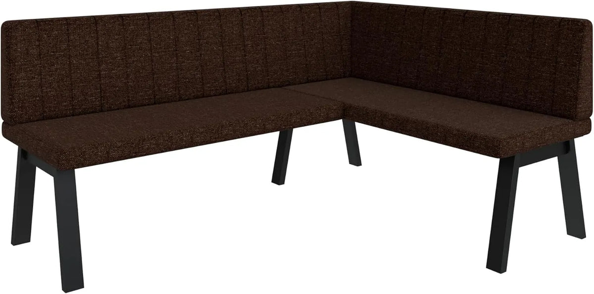 Sofa narożna — z metalu