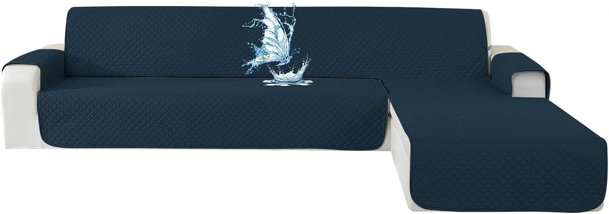 Sofa narożna — lewy Narożnik i sofa w kształcie L, prawy narożnik, 4-Osobow, niebieski