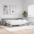 Sofa — z drewna, wypełnienie piankowe, 90 × 200 cm, 2 w, z metalu