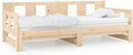 Sofa – z drewna, 90 × 190, z litego drewna, tapicerka materiałowa