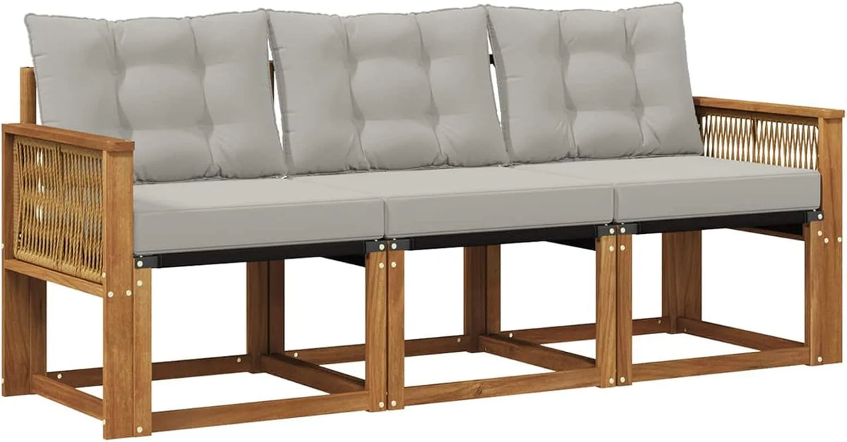 Sofa narożna: z poduszkami, 3 pièces