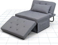 Sofa: z funkcją relaks, z oparciem, regulowana konstrukcja, 4 w, 300 kg, szary, rozkładana konstrukcja