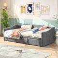 Sofa: tapicerka aksamitna, 3-osobowe, 90 × 200 cm, rozkładana konstrukcja, tapicerka materiałowa