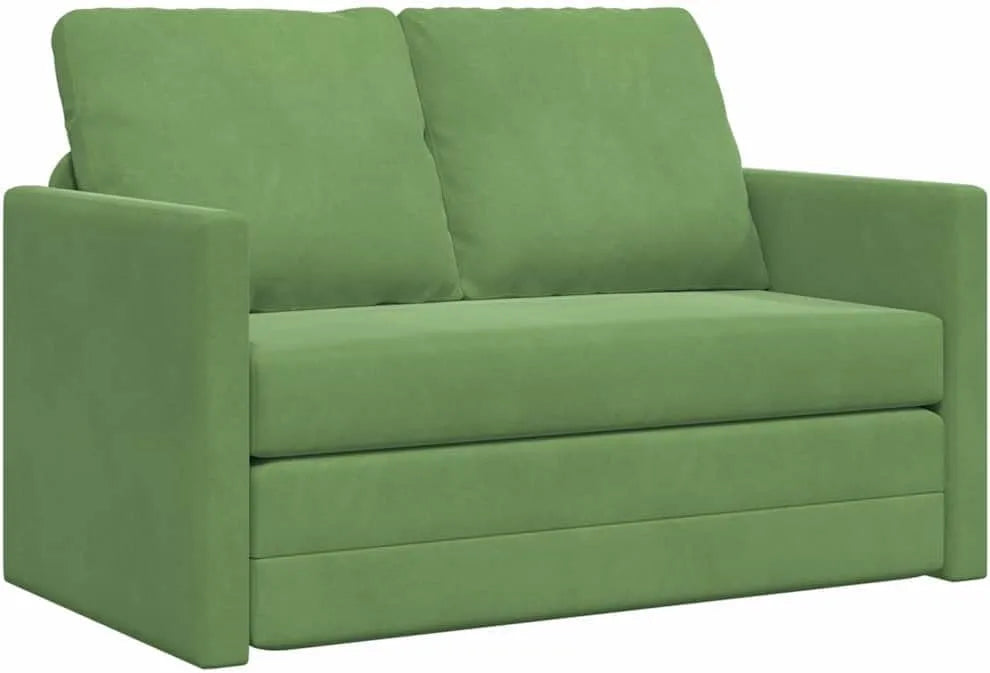 Sofa rozkładana i sofa z funkcją spania: tapicerka aksamitna, 204 × 122 × 60 cm