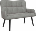 Sofa – kompaktowa konstrukcja, tapicerka aksamitna, 115 × 61 × 87 cm