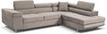 Sofa narożna — III, w kształcie litery L, z funkcją spania, regulowana konstrukcja, 271 cm, beżowy