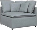 Sofa narożna – modułowa konstrukcja, z poduszkami, 100 cm
