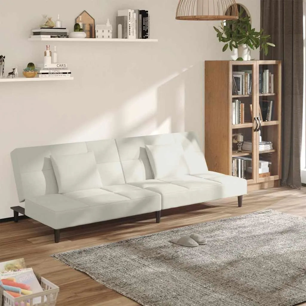 Sofa: z poduszkami, tapicerka aksamitna, 2-osobowa, 200 × 84, 5 × 69 cm