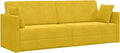 Sofa: z funkcją spania, tapicerka aksamitna, 200cm