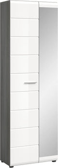 xonox.home Salsa Komoda i szafka do przechowywania — MDF, 60 × 192 × 37 cm, biały