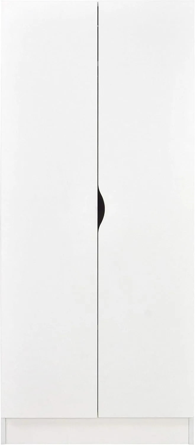 Szafa: z drewna, 70 × 42, 5 × 161, 5 cm, biały