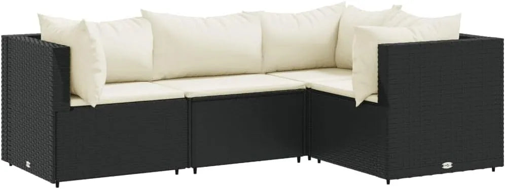 Sofa ogrodowa i sofa wypoczynkowa na taras — z poduszkami, z technorattanu