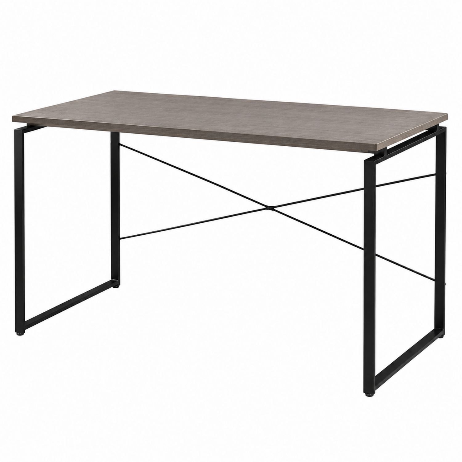 Biurko prostokątne MDF z metalowymi nogami