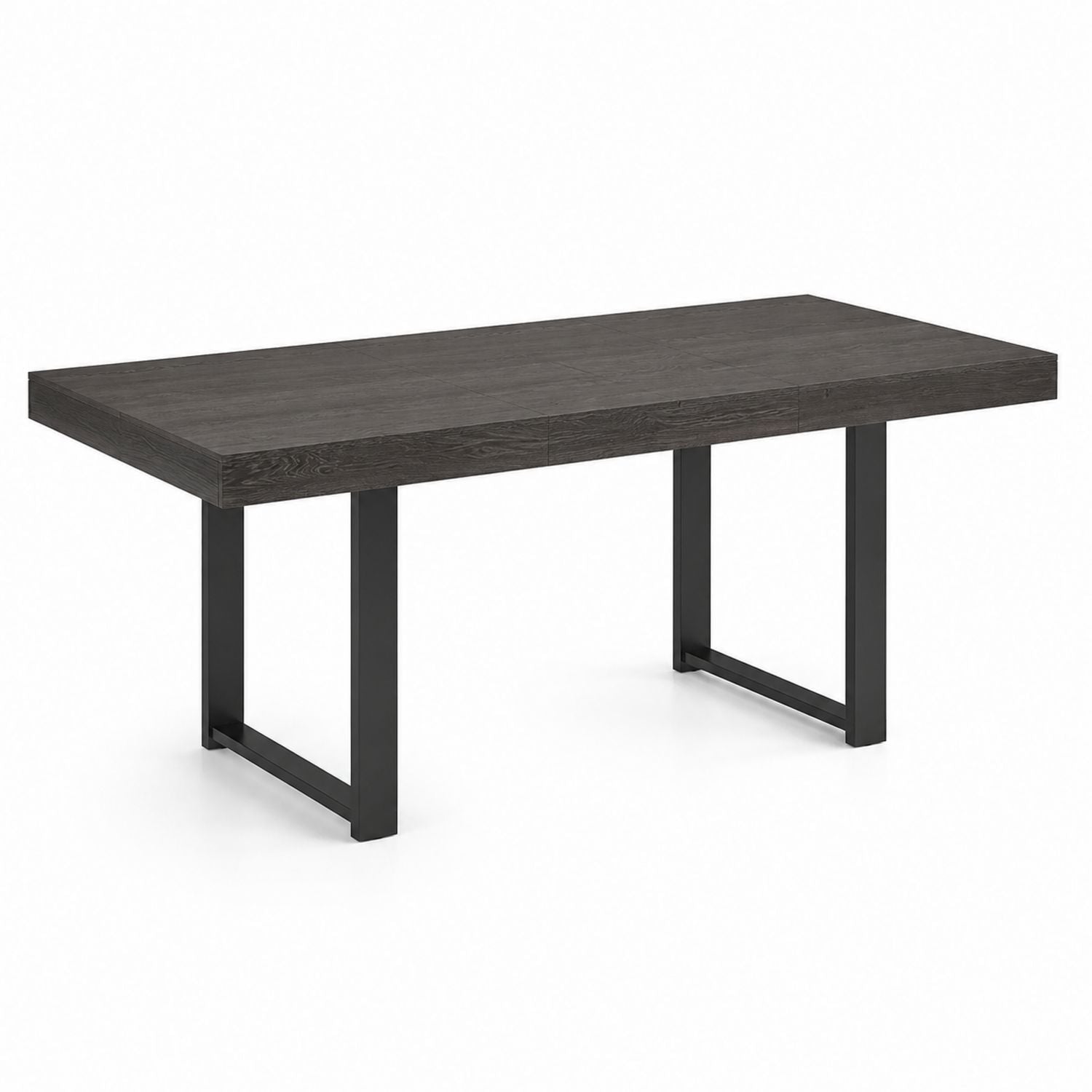 Stół jadalniany z płyty MDF z metalowymi nogami 180x90 cm
