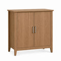 Komoda z MDF z metalowymi uchwytami 80x40x95 cm
