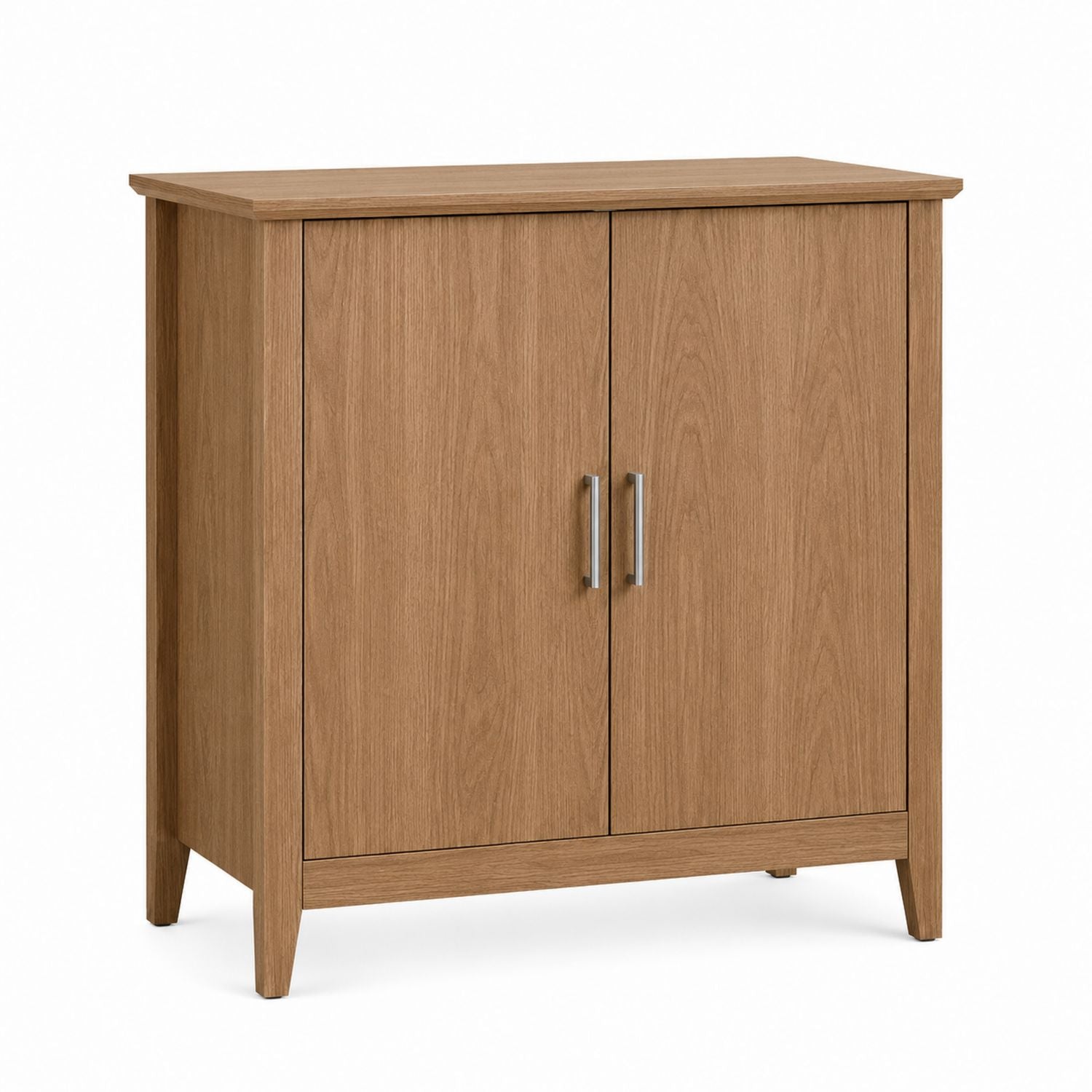 Komoda z MDF z metalowymi uchwytami 80x40x95 cm