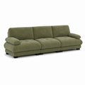 Sofa 3-osobowa Welur Zielony 240 cm